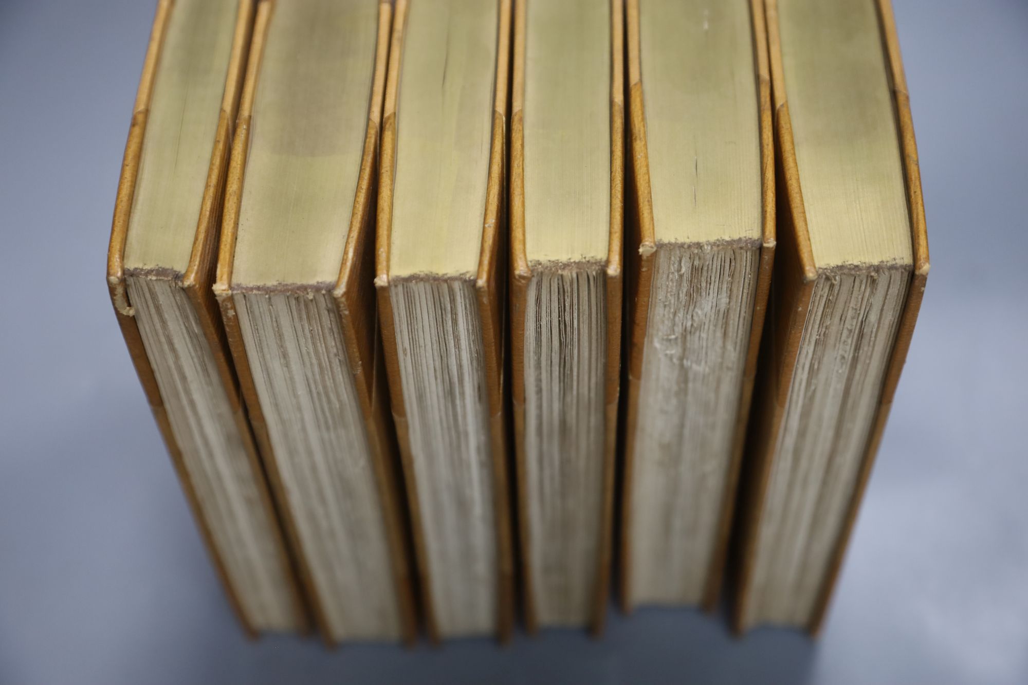 Emerson, Ralph Waldo - The Works of Ralph Waldo Emerson, 12mo, half calf, 6 vols, Macmillan, London 1900